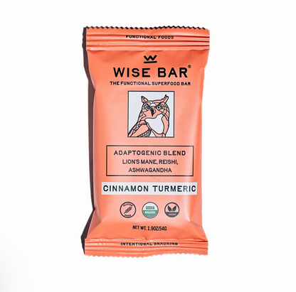Wise Bar - Bar Cinnamon Turmeric (1.9OZ) - 12 bars