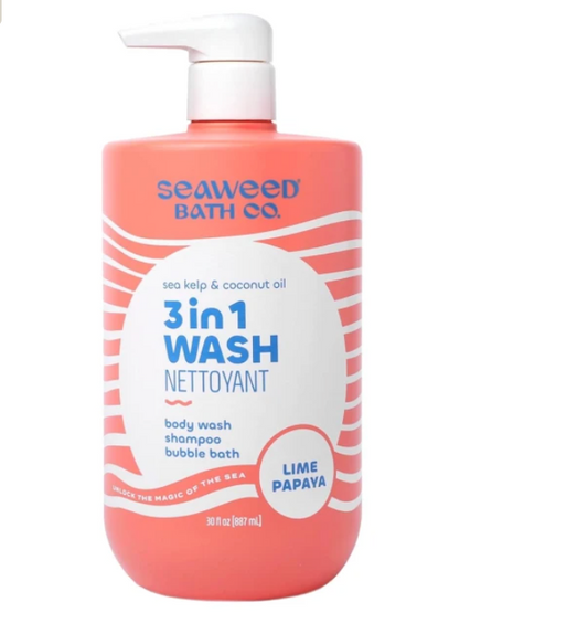 Seaweed Bath Company - Body Wash Lime Papaya, 30 FL. OZ