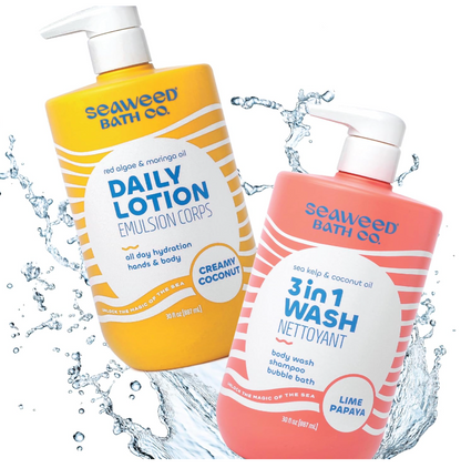 Seaweed Bath Company - Body Wash Creamy Coconut 3-1