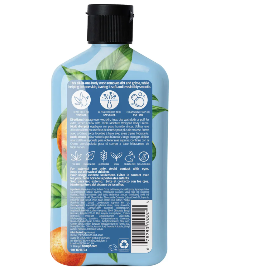 Hempz - Body Wash Frsh Ctrs Hrbl 17.FO