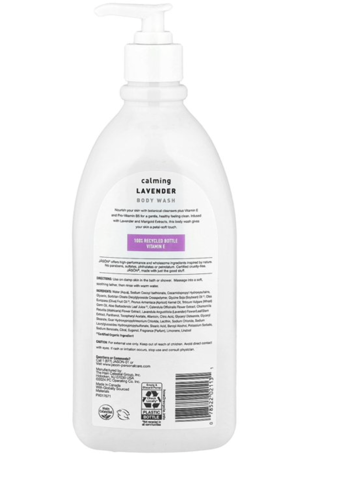 Jason - Body Wash Lavender 30.OZ.