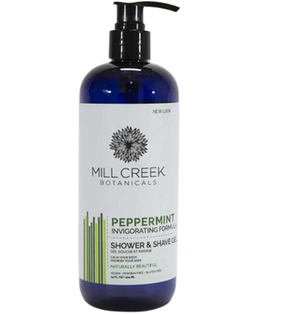 Mill Creek Shower & Shave Gel Peppermint - 14 oz