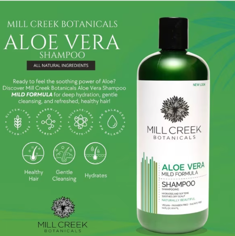 Mill Creek Shampoo Aloe Vera - 14 oz