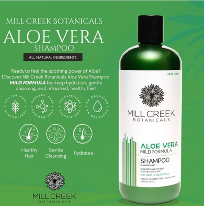 Mill Creek Shampoo Aloe Vera - 14 oz