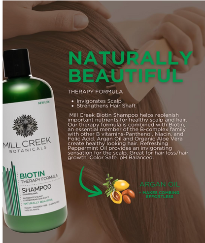 Mill Creek Shampoo Biotin - 14 oz