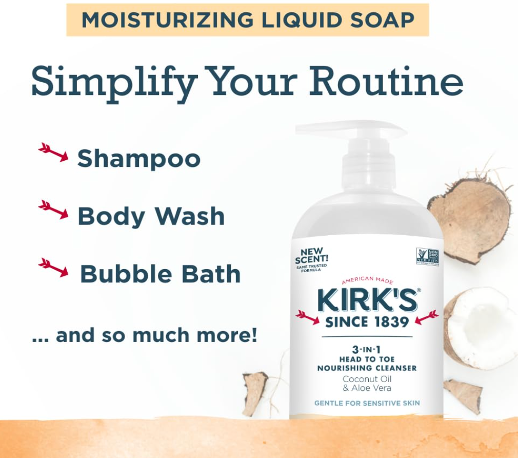 Kirk's Cleanser 3-in-1 Citrus Twist - 32 fl oz