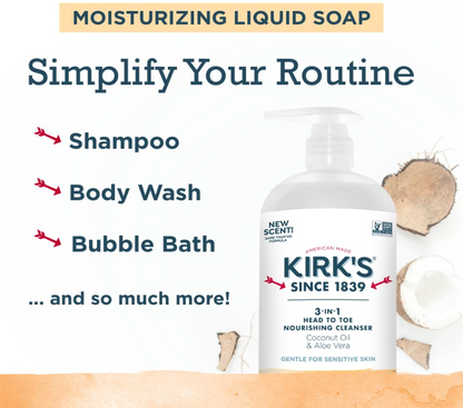 Kirk's Cleanser 3-in-1 Citrus Twist - 32 fl oz