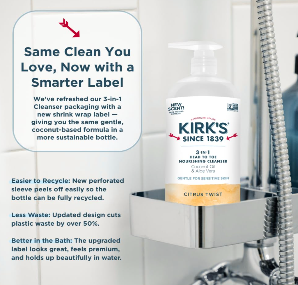 Kirk's Cleanser 3-in-1 Citrus Twist - 32 fl oz