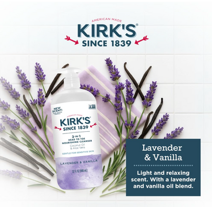 Kirk's Cleanser 3-in-1 Lavender Van - 32 fl oz