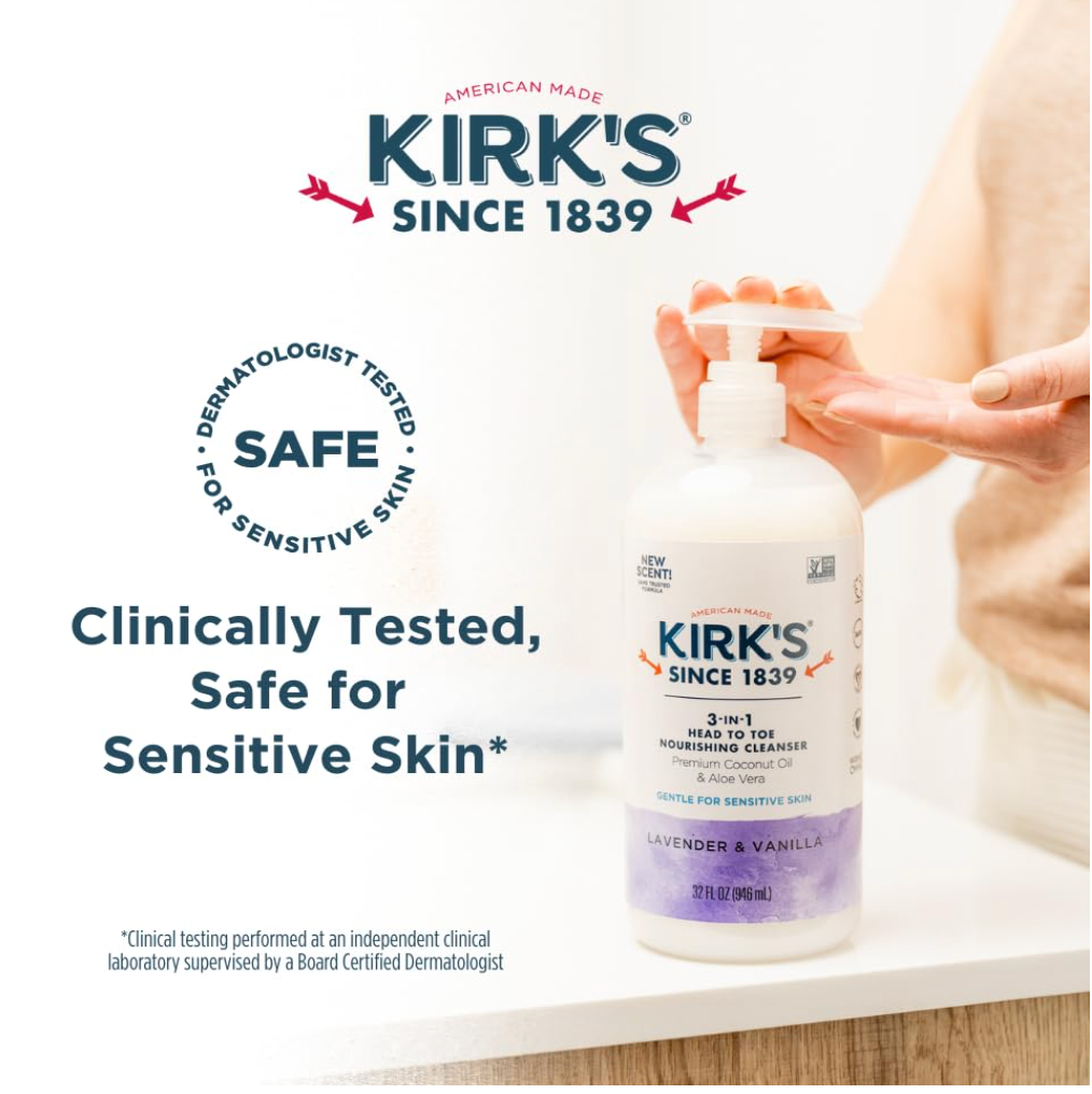 Kirk's Cleanser 3-in-1 Lavender Van - 32 fl oz