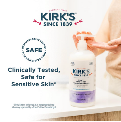 Kirk's Cleanser 3-in-1 Lavender Van - 32 fl oz