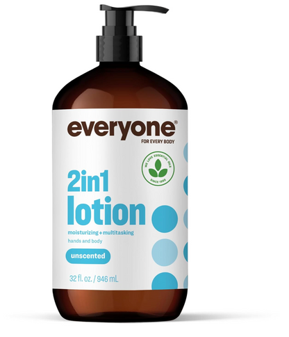 Everyone 2-in-1 Lotion for Hands/Body Unscented, 32 0Z
