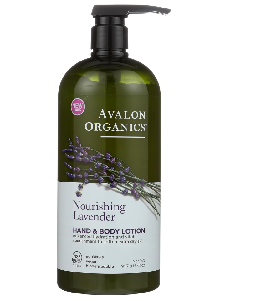 Avalon Organics Hand & Body Lotion, Nourishing Lavender, 32 Oz