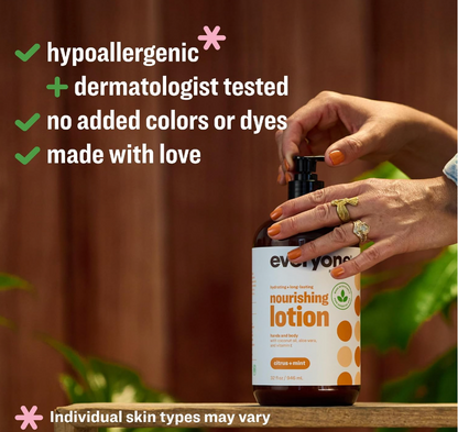 Everyone 2-in-1 Lotion for Hands/Body, Lotion Citrus and Mint - 32 OZ