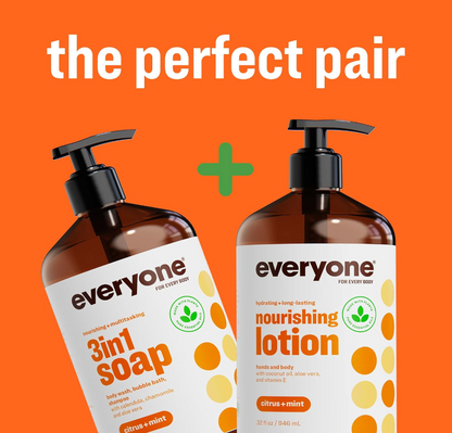 Everyone 2-in-1 Lotion for Hands/Body, Lotion Citrus and Mint - 32 OZ