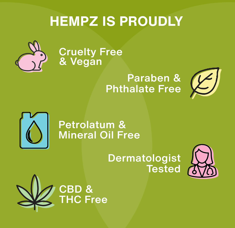 HEMPZ Body Lotion - Green Tea and Asian Pear - Daily Moisturizing Cream - 17oz