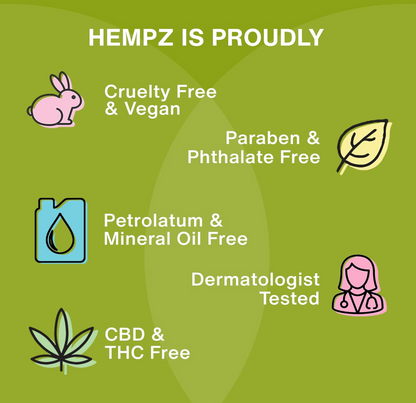 HEMPZ Body Lotion - Green Tea and Asian Pear - Daily Moisturizing Cream - 17oz