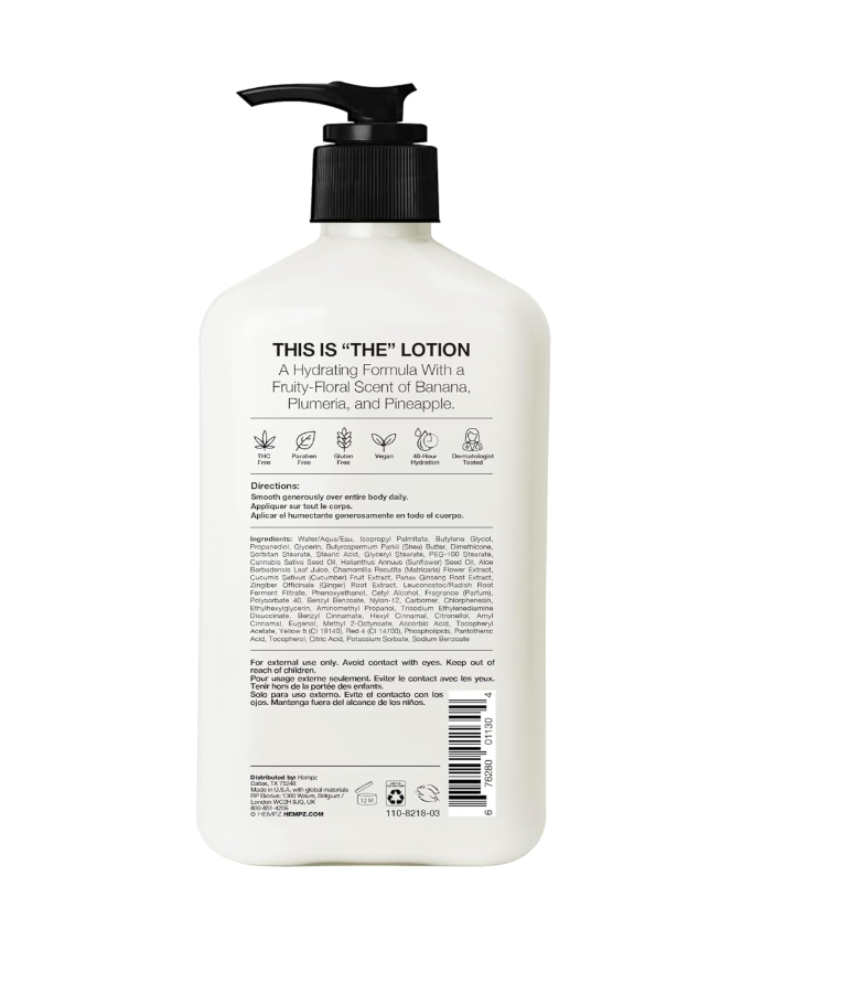 Hempz Lotion original herbal body moisturizer 17 oz
