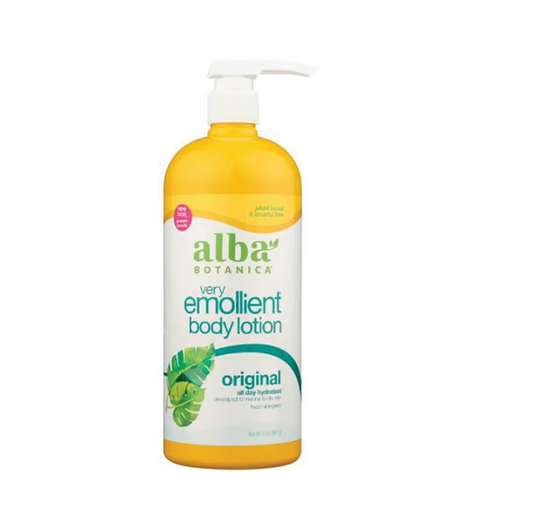 Alba Botanica Very Emollient Body Lotion Original 32 OZ