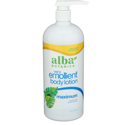 Alba Botanica Original Very Emollient Body Lotion - Maximum Dry Skin 32 oz