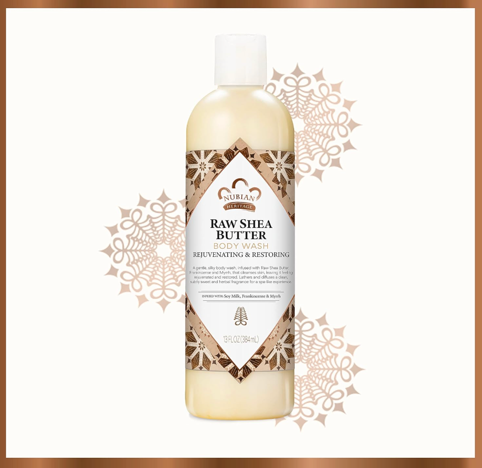 Nubian Heritage Body Wash, Raw Shea Butter, 13 fl oz