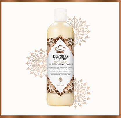 Nubian Heritage Body Wash, Raw Shea Butter, 13 fl oz