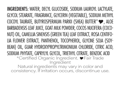 Nubian Heritage Body Wash, Goat's Milk + Chai, 13 fl oz