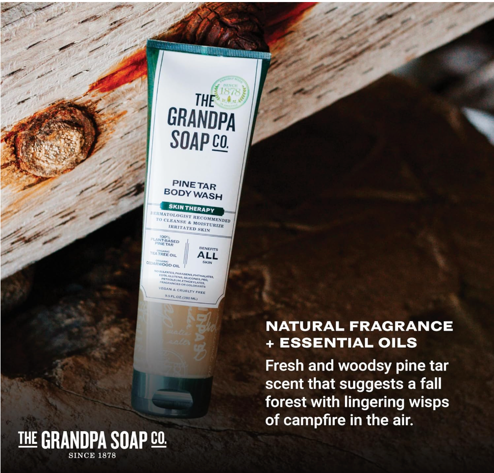 Grandpa's Pine Tar Body Wash, 9.5 oz