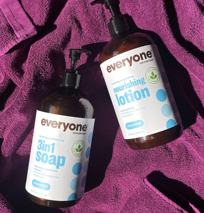 Everyone 3-in-1 Soap, Unscented, 32 fl oz