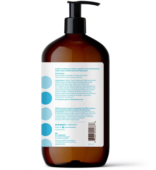 Everyone 3-in-1 Soap, Unscented, 32 fl oz