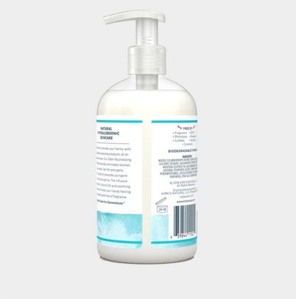 Kirk's Odor Neutralizing Hydrating Hand Wash, Fragrance Free, 12 fl oz