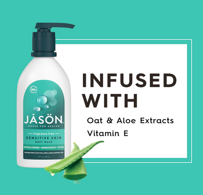 Jason Body Wash, Sensitive Skin, 30 fl oz