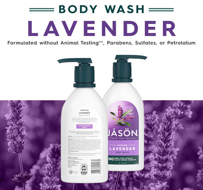 Jason Body Wash, Calming Lavender, 30 fl oz