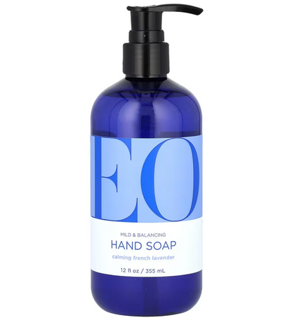 EO Liquid Hand Soap, Calming French Lavender, 12 fl oz