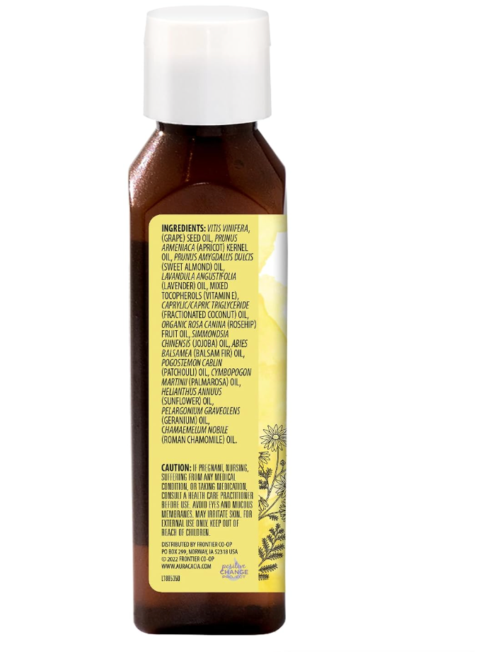 Aura Cacia Tranquil Chamomile Body Oil, 4 oz