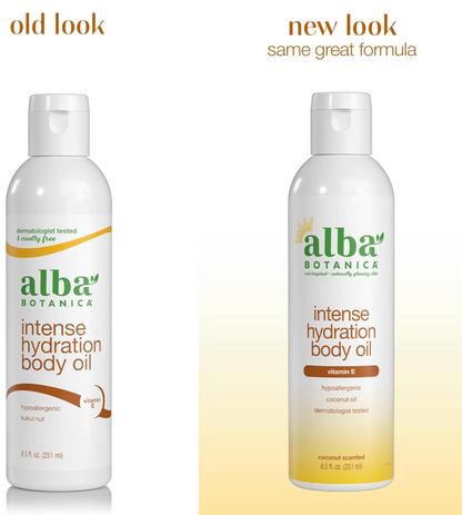 Alba Botanica Intense Hydration Body Oil, 8.5 oz