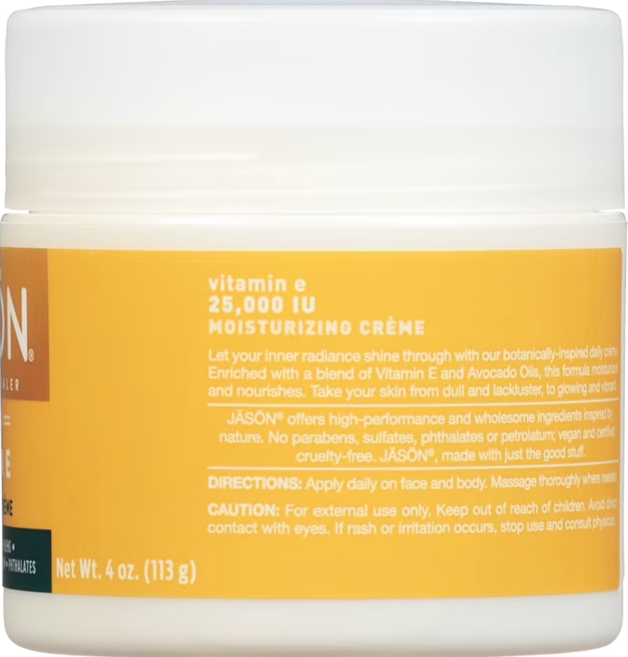 Jason Vitamin E 25,000 IU Cream, 4 oz