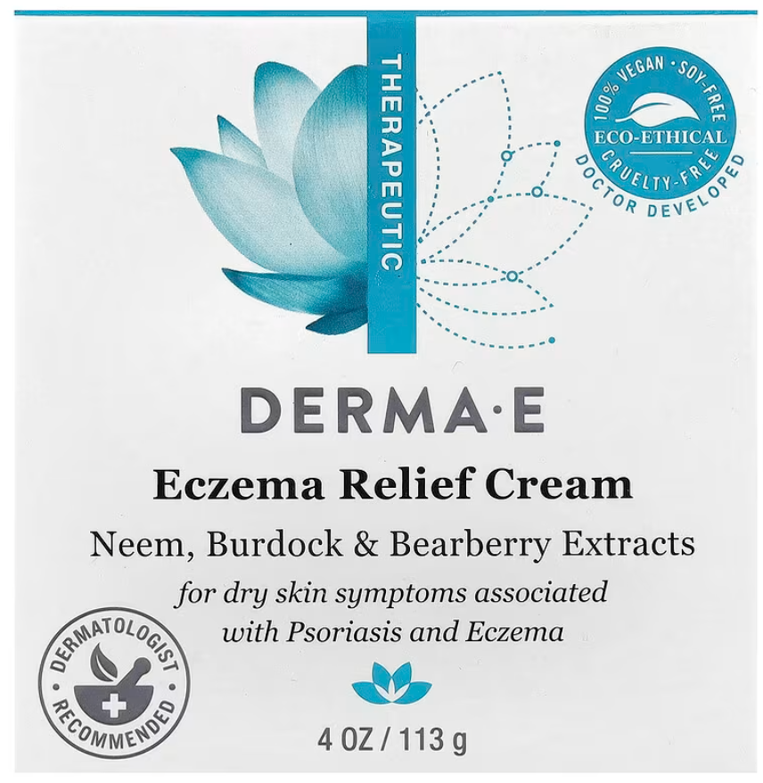 Derma E Psorzema Cream, 4 oz