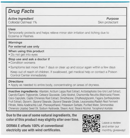 Derma E Psorzema Cream, 4 oz