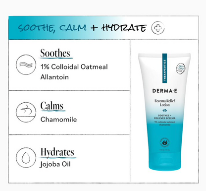 Derma E Eczema Relief Lotion, 6 oz