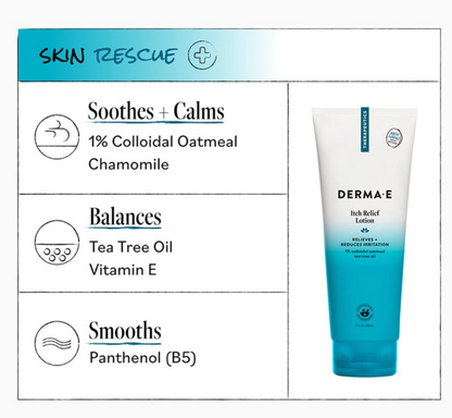 Derma E Soothing Relief Lotion, 6 oz