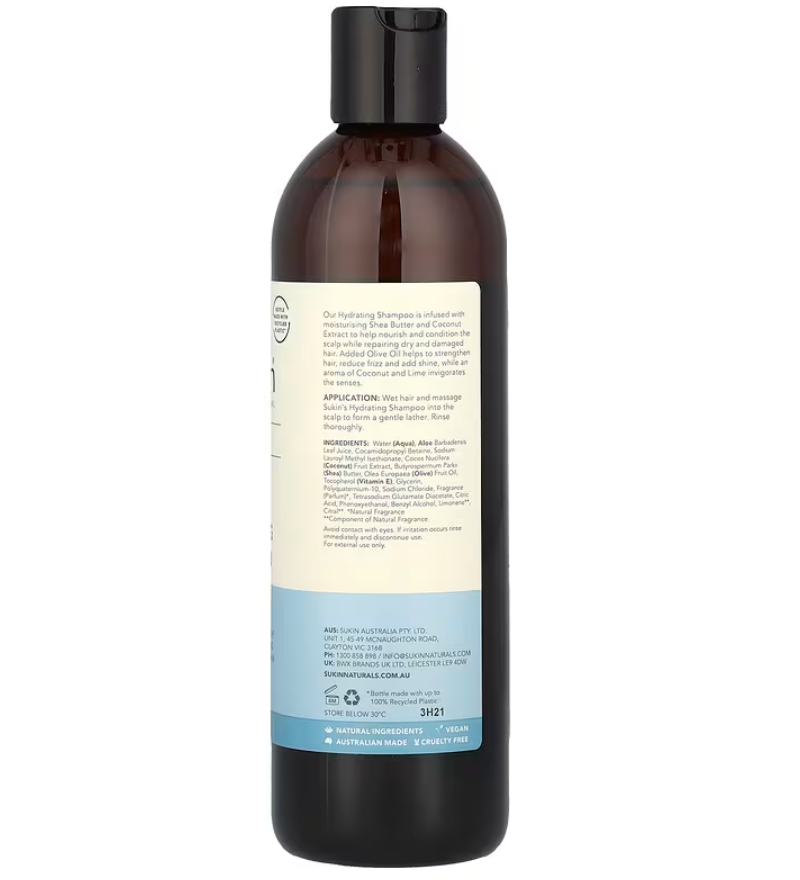 Sukin HairCare Hydrating Shampoo - 16.9 fl. oz