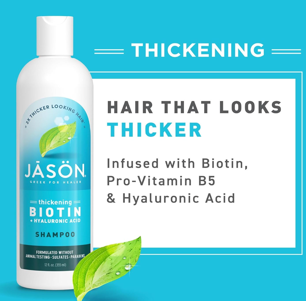 Jason Shampoo Biotin, 12 oz