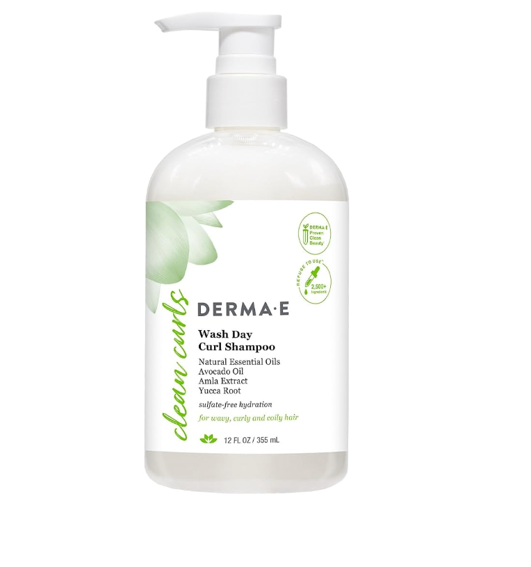 Derma E Shampoo Ramos Wsh Day Crl, 12 fl oz