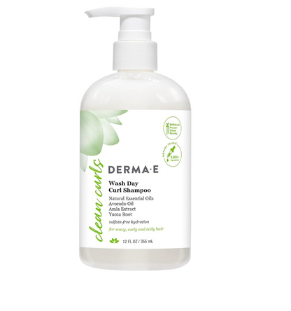 Derma E Shampoo Ramos Wsh Day Crl, 12 fl oz