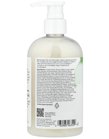 Derma E Shampoo Ramos Wsh Day Crl, 12 fl oz