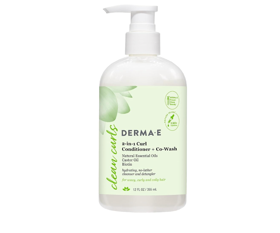 Derma E Conditioner 2 In 1 Curl Wsh, 12 fl oz