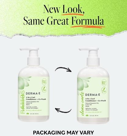 Derma E Conditioner 2 In 1 Curl Wsh, 12 fl oz