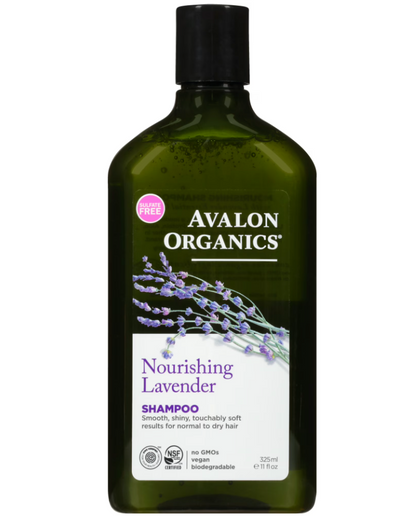 Avalon Organics Shampoo Lavender, 11 fl oz