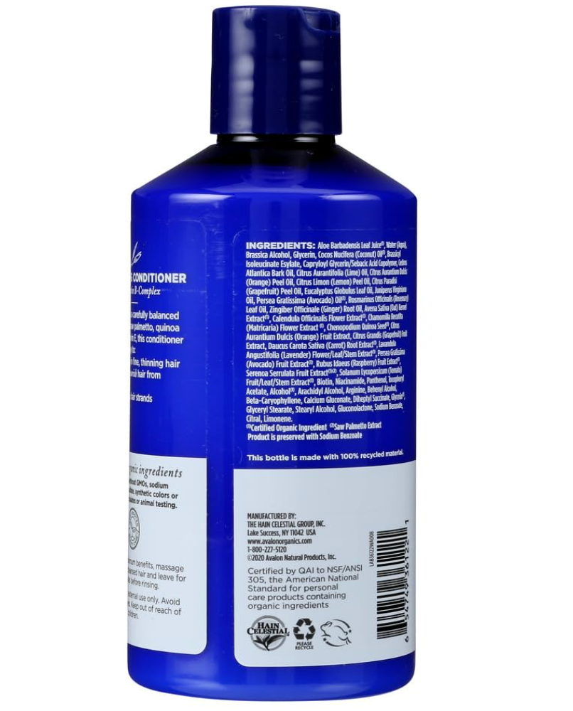 Avalon Organics Conditioner Biotin B Comp Thic, 14 fl oz